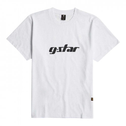 Front - G-Star Unisex Adult Cursive Logo Regular T-Shirt