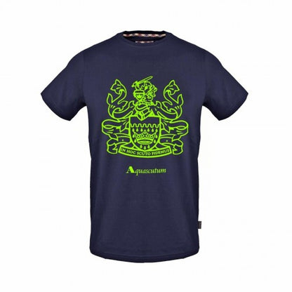 Front - Aquascutum Mens Crest T-Shirt