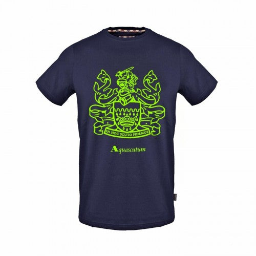 Front - Aquascutum Mens Crest T-Shirt