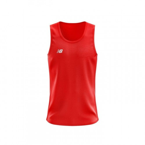 Front - New Balance Childrens/Kids Scoop Neck Vest Top