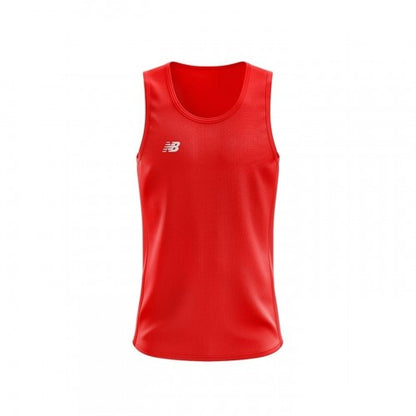 Front - New Balance Childrens/Kids Scoop Neck Vest Top