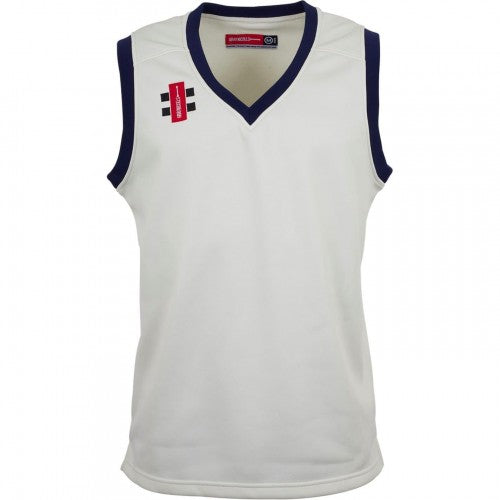 Front - Gray-Nicolls Childrens/Kids V Neck Slim Sleeveless Top