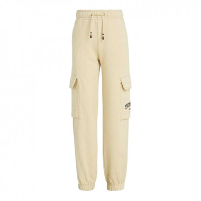 Front - Tommy Hilfiger Childrens/Kids Logo Cargo Jogging Bottoms