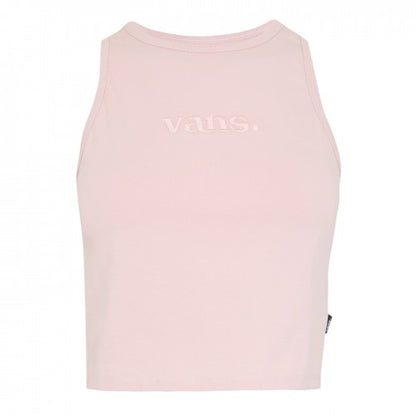 Front - Vans Womens/Ladies Essential Embroidered Logo Vest Top