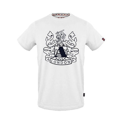 Front - Aquascutum Mens London Graphic Print T-Shirt