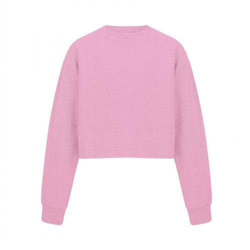 Front - Miso Womens/Ladies Crop Sweatshirt