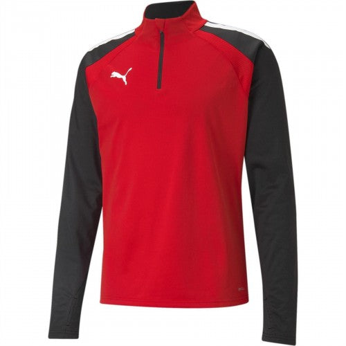 Front - Puma Mens TeamLIGA Quarter Zip Track Top