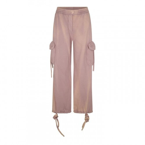 Front - Off White Womens/Ladies Laundry Cargo Trousers