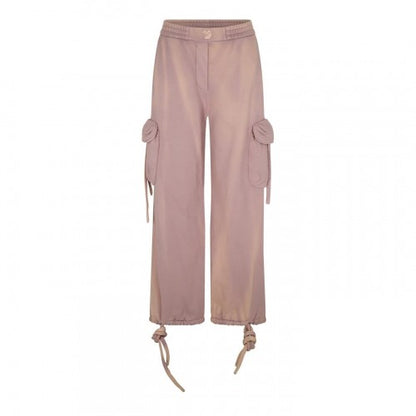 Front - Off White Womens/Ladies Laundry Cargo Trousers