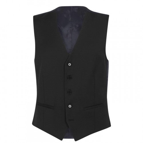 Front - Ted Baker Mens Irvinws Slim Formal Waistcoat