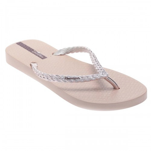 Front - Ipanema Unisex Adult Exuberance Chrome Flip Flops