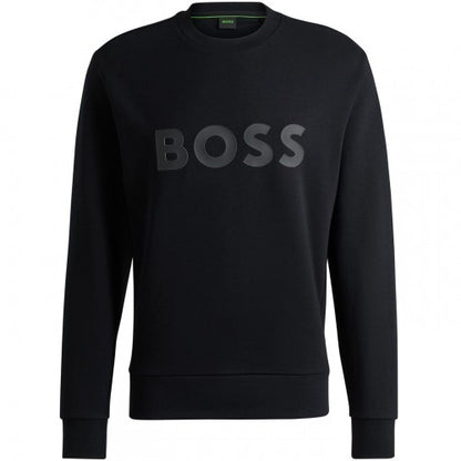 Front - Boss Mens Wordmark Crew Neck Sweatshirt