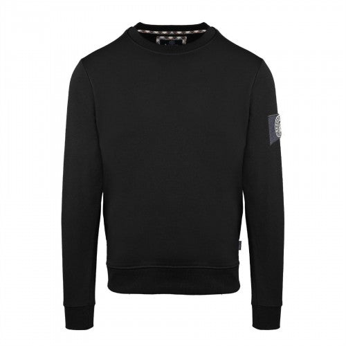 Front - Aquascutum Mens Round Neck Relaxed Fit Sweatshirt