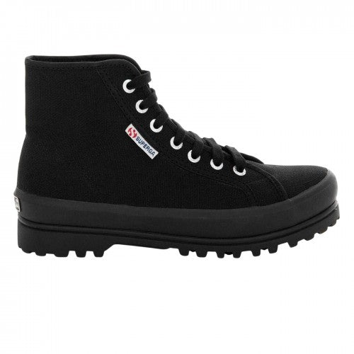 Front - Superga Womens/Ladies 2341 Alpina Canvas High-top Shoes
