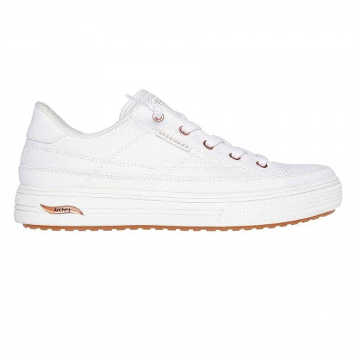 Front - Skechers Womens/Ladies Arcade - Meet Ya There Canvas Trainers