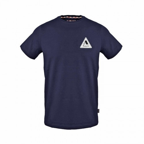 Front - Aquascutum Mens Chest Logo Regular T-Shirt