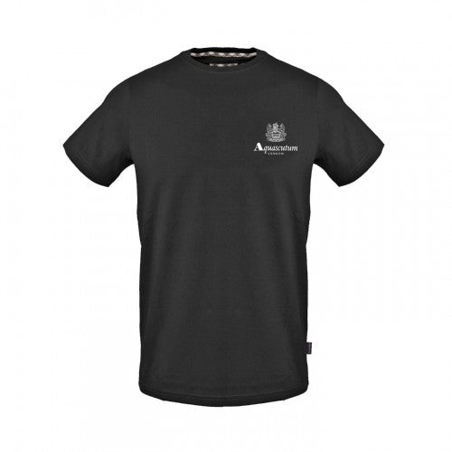 Front - Aquascutum Mens London Emblem Regular T-Shirt