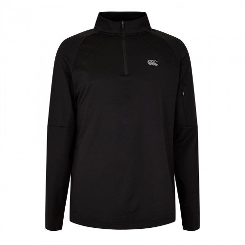 Front - Canterbury Mens Tempo Quarter Zip Track Jacket