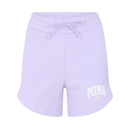 Front - Puma Womens/Ladies Woven High Waist Workout Track Shorts