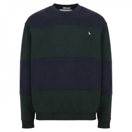 Front - Jack Wills Mens Colour Block Sweatshirt