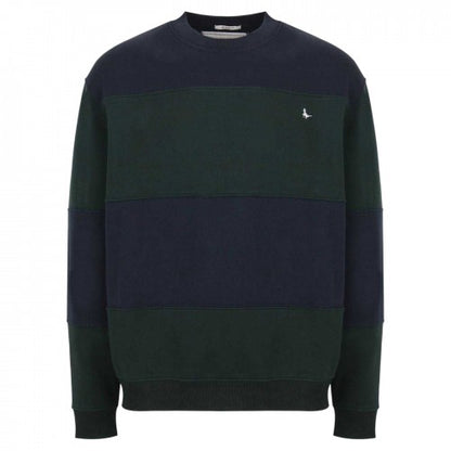Front - Jack Wills Mens Colour Block Sweatshirt