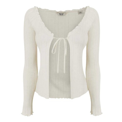 Front - Jack Wills Womens/Ladies Viscose Open Front Long-Sleeved Cardigan