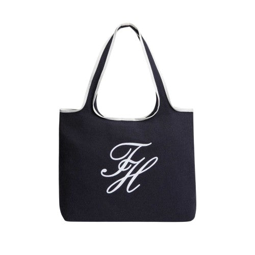Front - Tommy Hilfiger Womens/Ladies Canvas Tote Bag