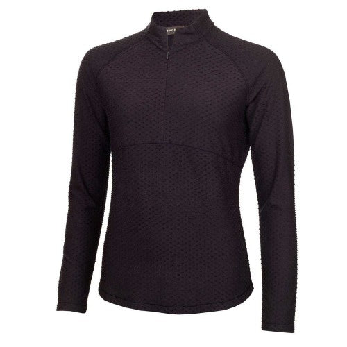 Front - Calvin Klein Womens/Ladies Textured Regular Golf Sweatshirt