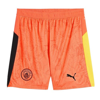 Front - Puma Unisex Adult World Cup 25/26 Manchester City FC Goalkeeper Shorts
