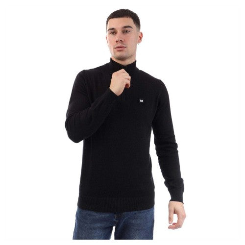 Front - Weekend Offender Mens Paraguay Knitted Quarter Zip Jumper