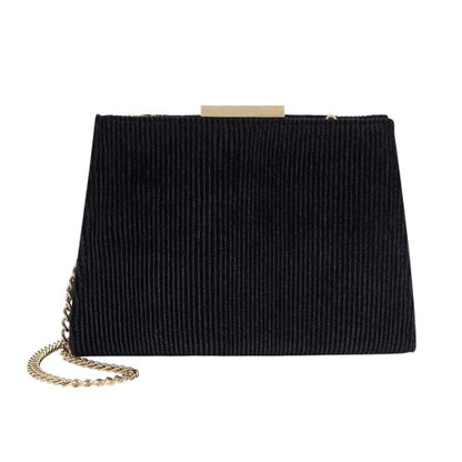 Front - Dune London Eclipso Textured Clutch Bag