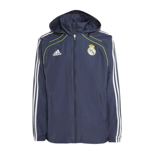 Front - Adidas Mens Real Madrid CF Windbreaker