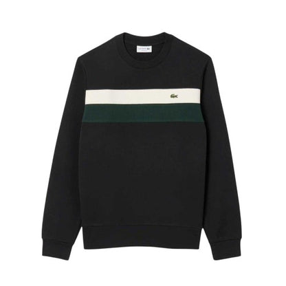 Front - Lacoste Mens Colour Block Sweatshirt
