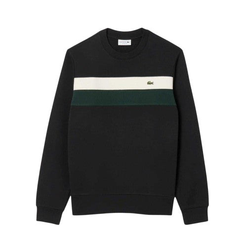 Front - Lacoste Mens Colour Block Sweatshirt