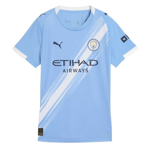 Front - Puma Womens/Ladies Manchester City Football Shirt