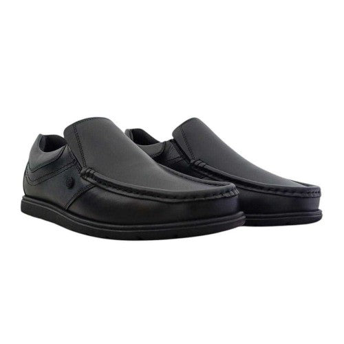 Front - Pretty Green Mens Waltham Flat Loafers