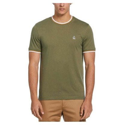 Front - Original Penguin Mens Tipped Short-Sleeved T-Shirt
