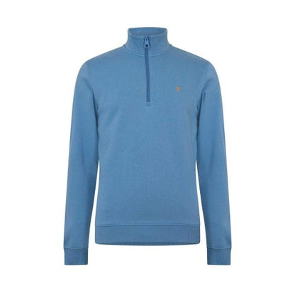 Front - Farah Mens Wilsdon Fleece Quarter Zip Sweatshirt