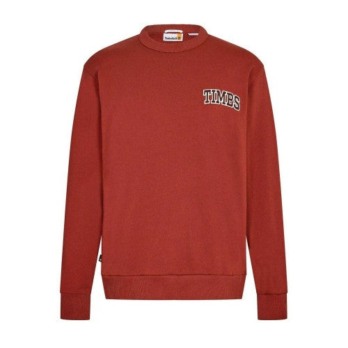 Front - Timberland Mens Tims Graphic Print Logo Sweatshirt