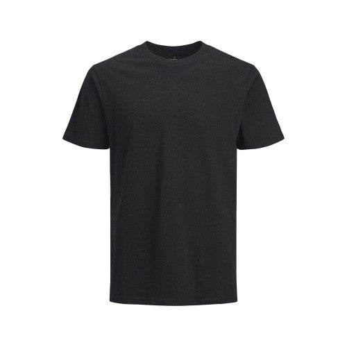 Front - Jack And Jones Mens Jersey Crew Neck Short-Sleeved T-Shirt (Pack of 3)