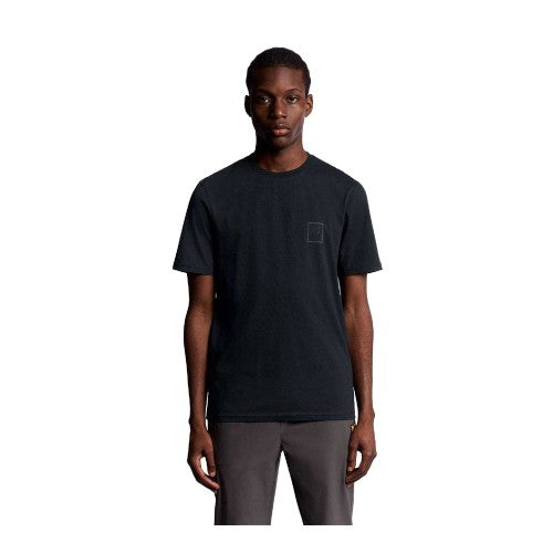 Front - Lyle & Scott Mens Tonal Logo Regular T-Shirt