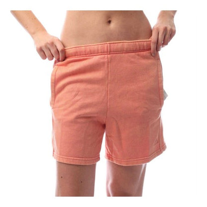 Front - Adidas Womens/Ladies Cotton Blend Washed Casual Shorts