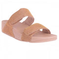 Front - FitFlop Womens/Ladies Lulu Shimmerlux Adjustable Sliders