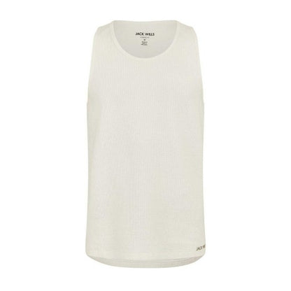 Front - Jack Wills Mens Textured Regular Vest Top
