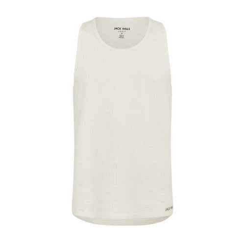 Front - Jack Wills Mens Textured Regular Vest Top