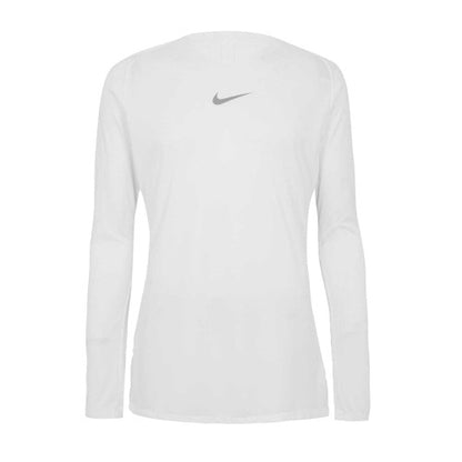 Front - Nike Womens/Ladies Crew Neck Slim Long-Sleeved Base Layer Top