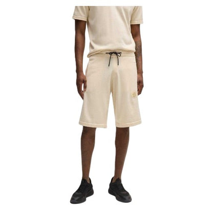 Front - Boss Mens Tolli Knitted Sweat Shorts