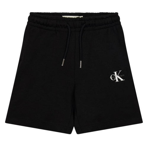 Front - Calvin Klein Childrens/Kids Jeans Monogram Sweat Shorts