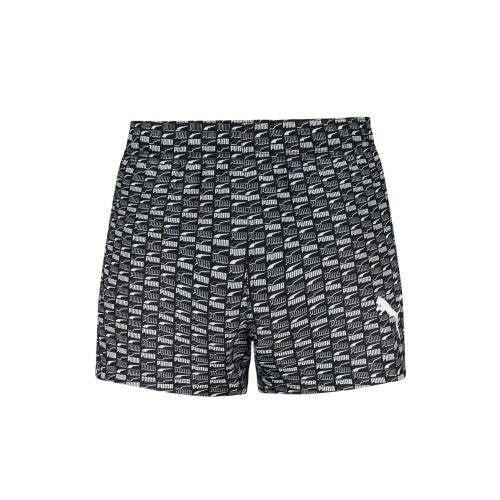 Front - Puma Mens Repeat Print Swim Shorts