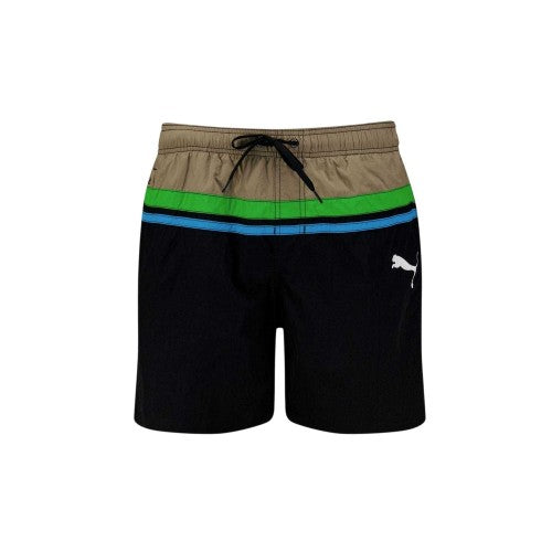 Front - Puma Mens Heritage Swim Shorts